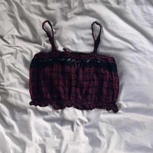 Plaid Crop Tank